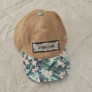 NEW Tropical Floral Baseball Cap,  CAYMAN ISLANDS